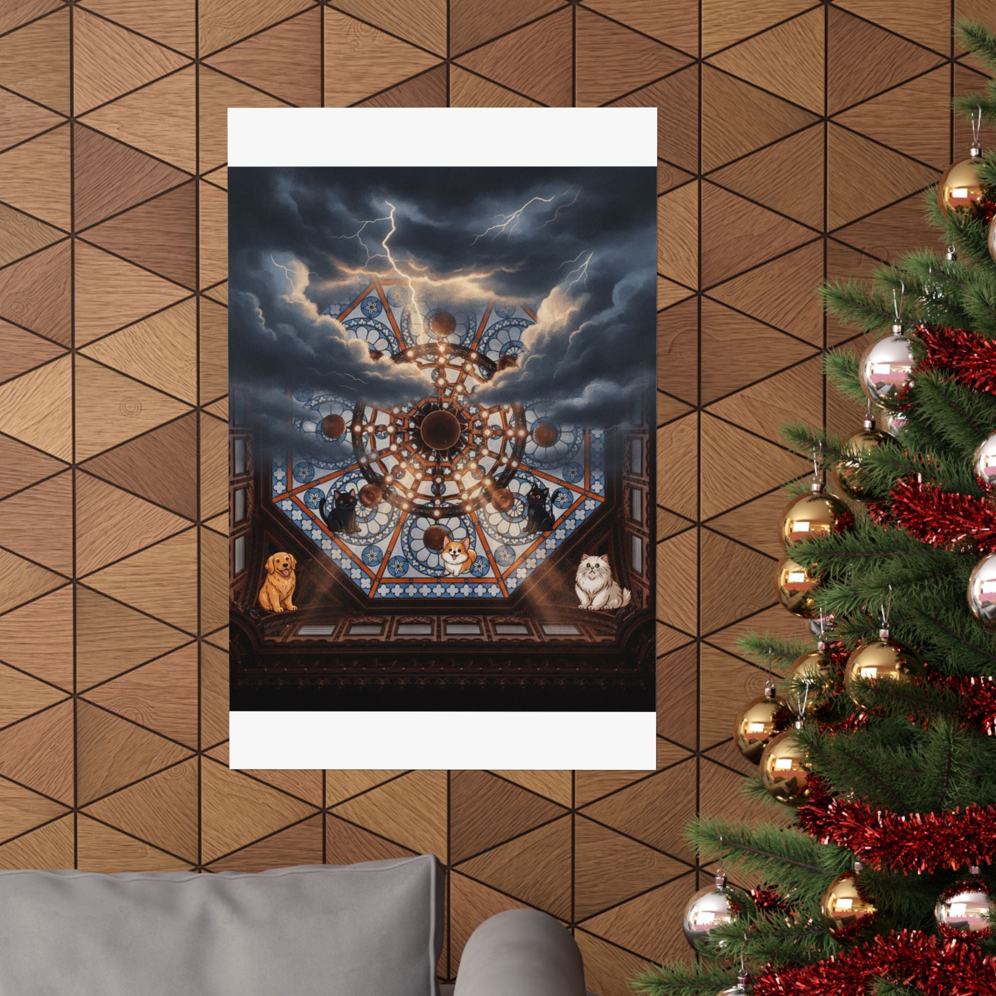Dramatic Storm — Ceiling — Matte Poster