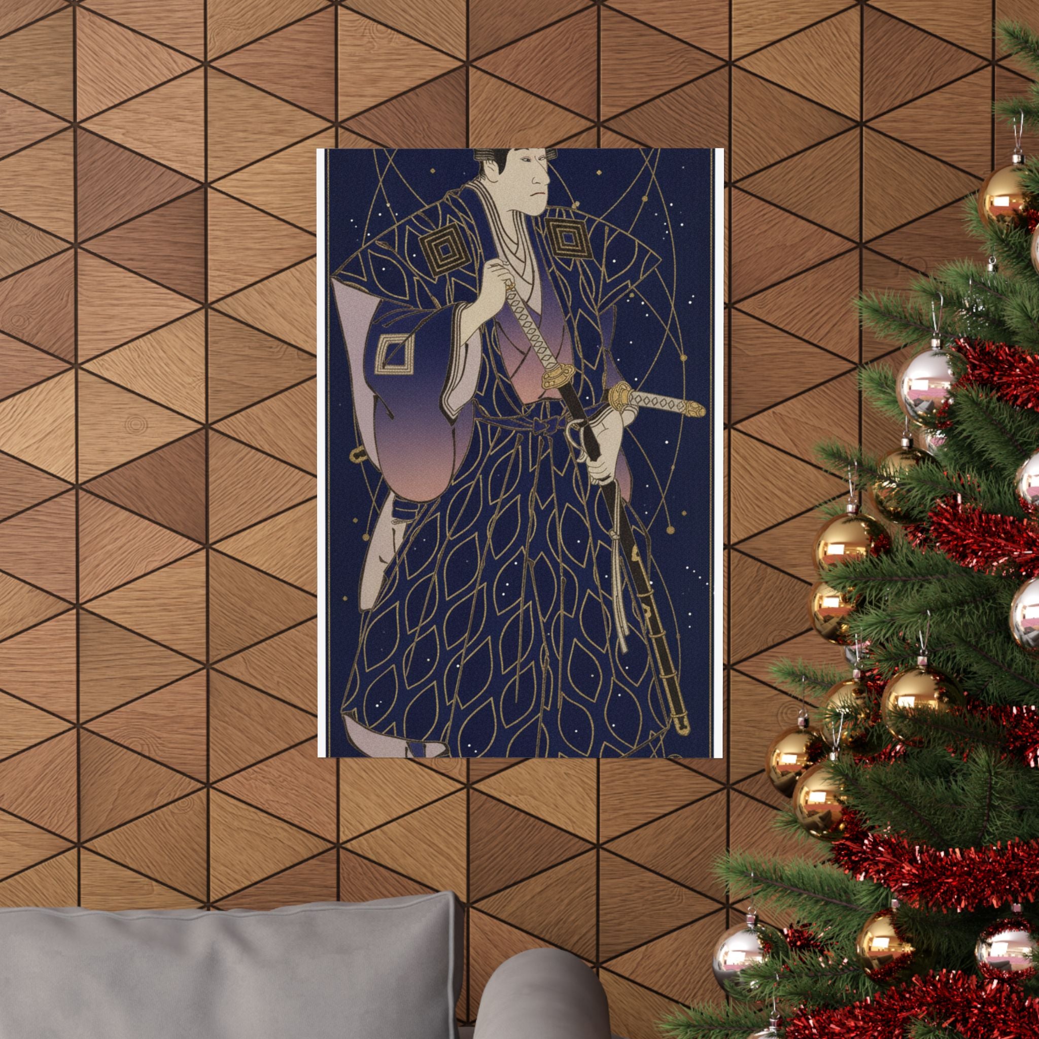 Celestial — Ichikawa Danjuro Vi As Funa Bansaku,Son Of Fuwa Banzayemon — Matte Poster
