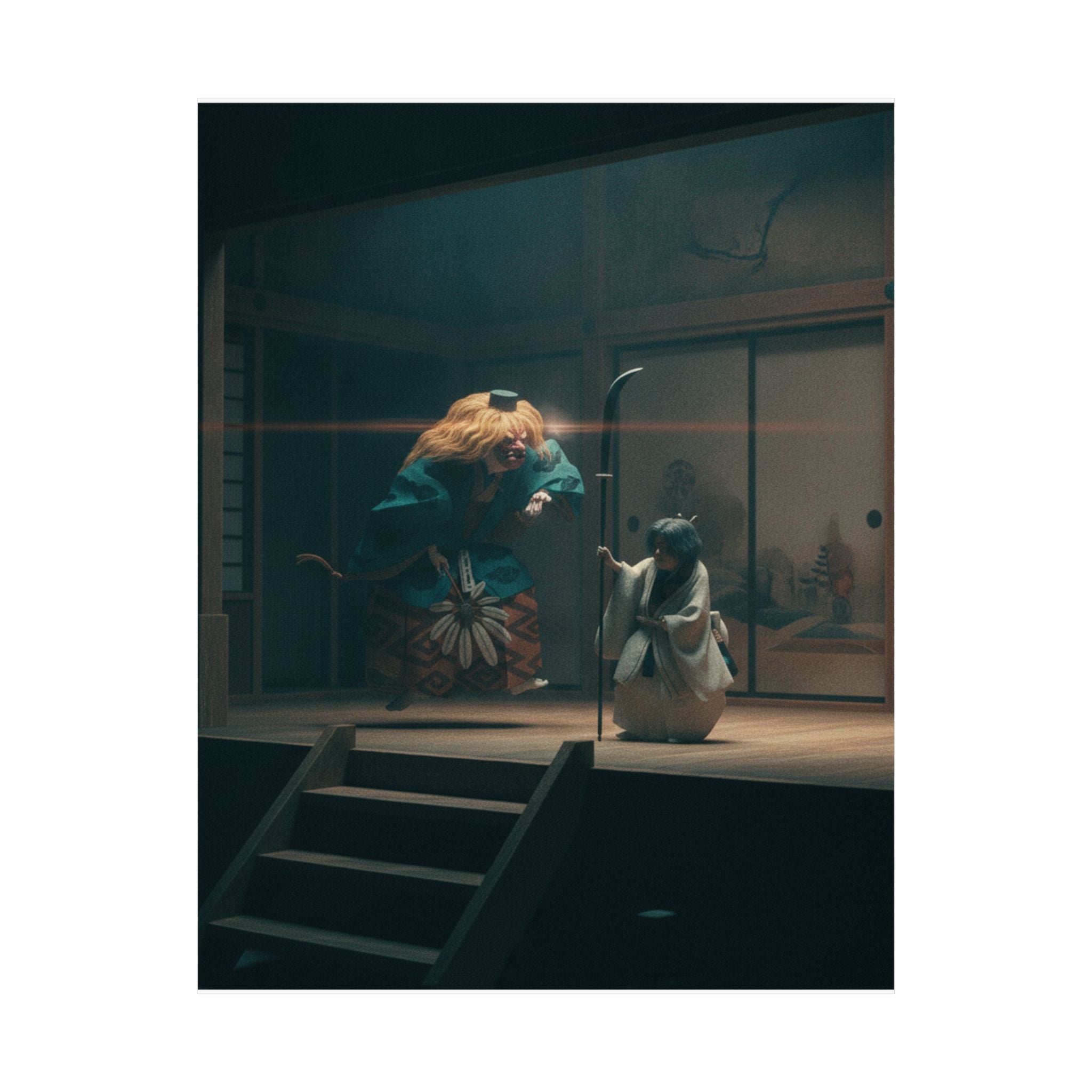 Cinematic — Scene From Noh Dance — Matte Poster