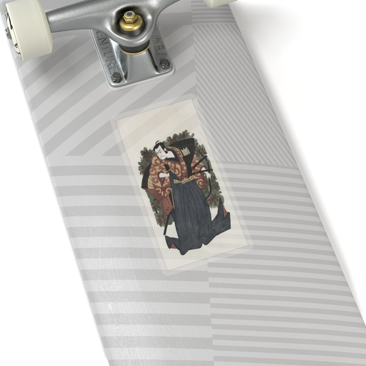 Watercolor — The First Nakamura Nakazo As A Man Of High Rank Attired In Naga-Bakama — Kiss-Cut Sticker