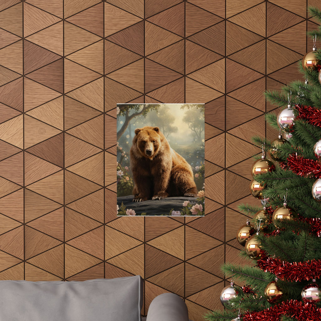 Scenic Nature — Bear — Matte Poster