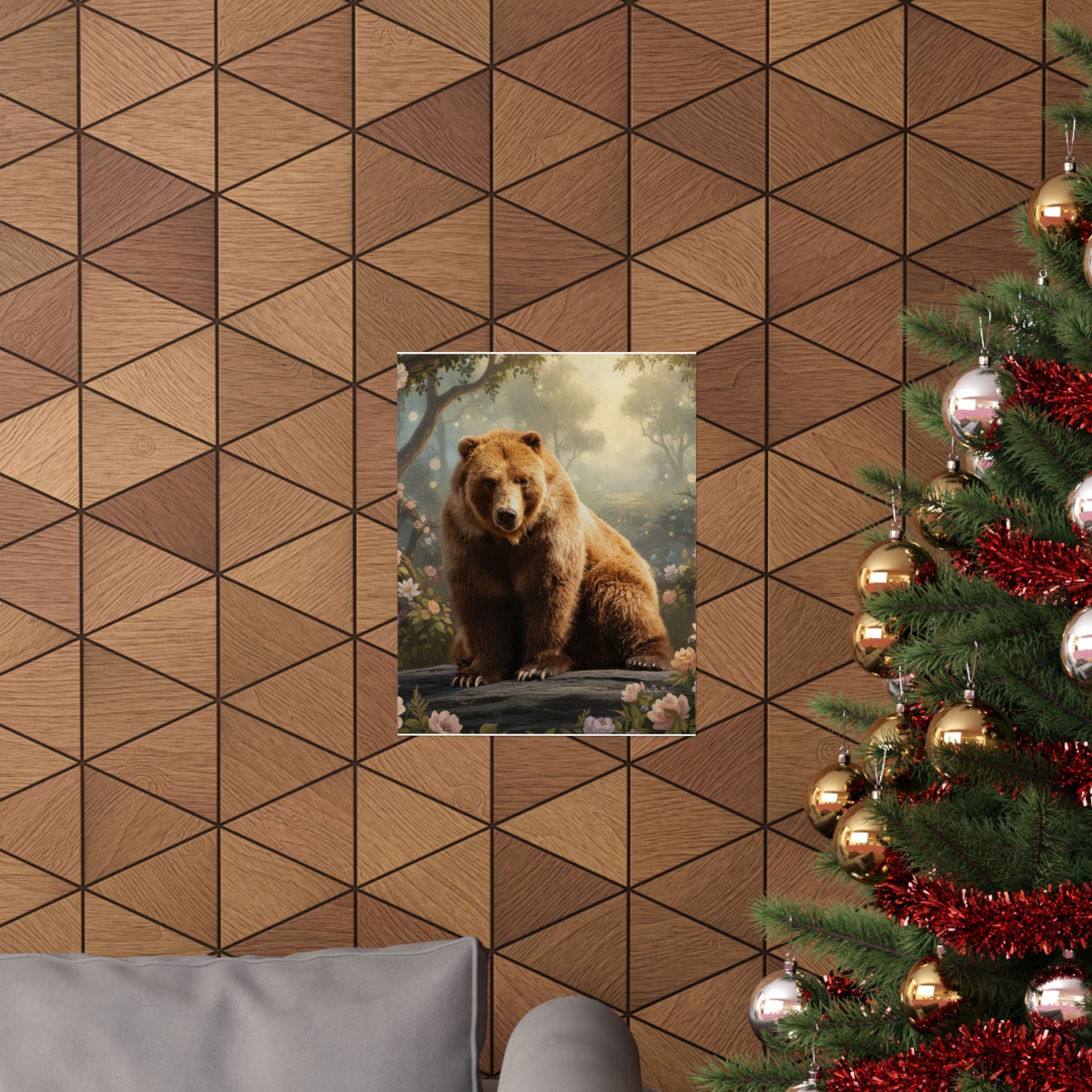 Scenic Nature — Bear — Matte Poster