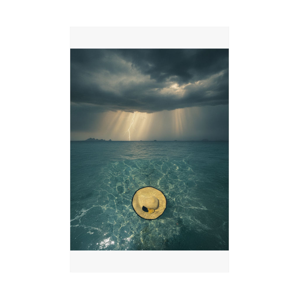 Dramatic Storm — Hat — Matte Poster