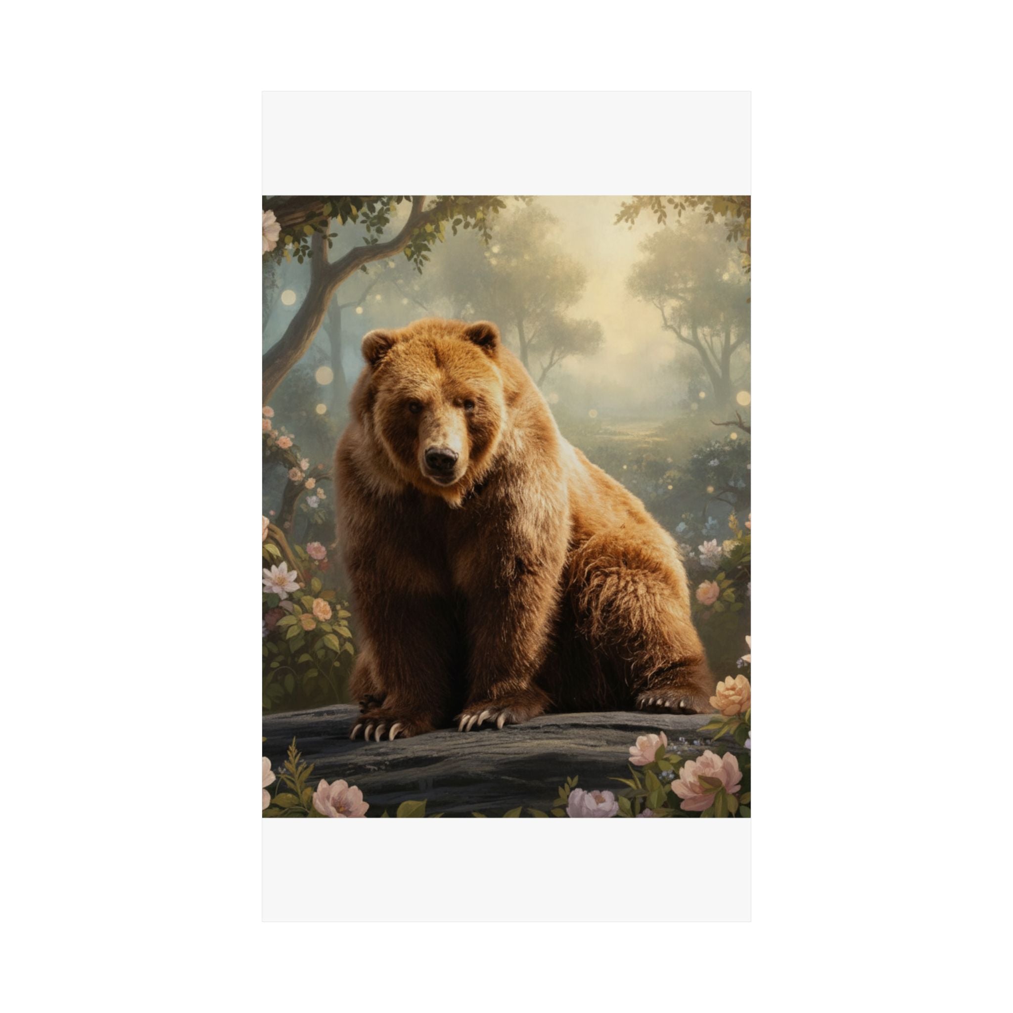 Scenic Nature — Bear — Matte Poster