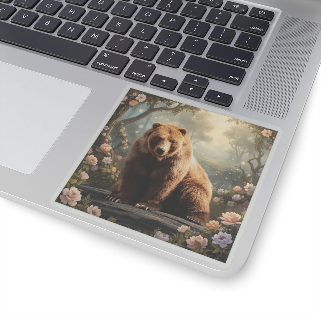 Scenic Nature — Bear — Kiss-Cut Sticker