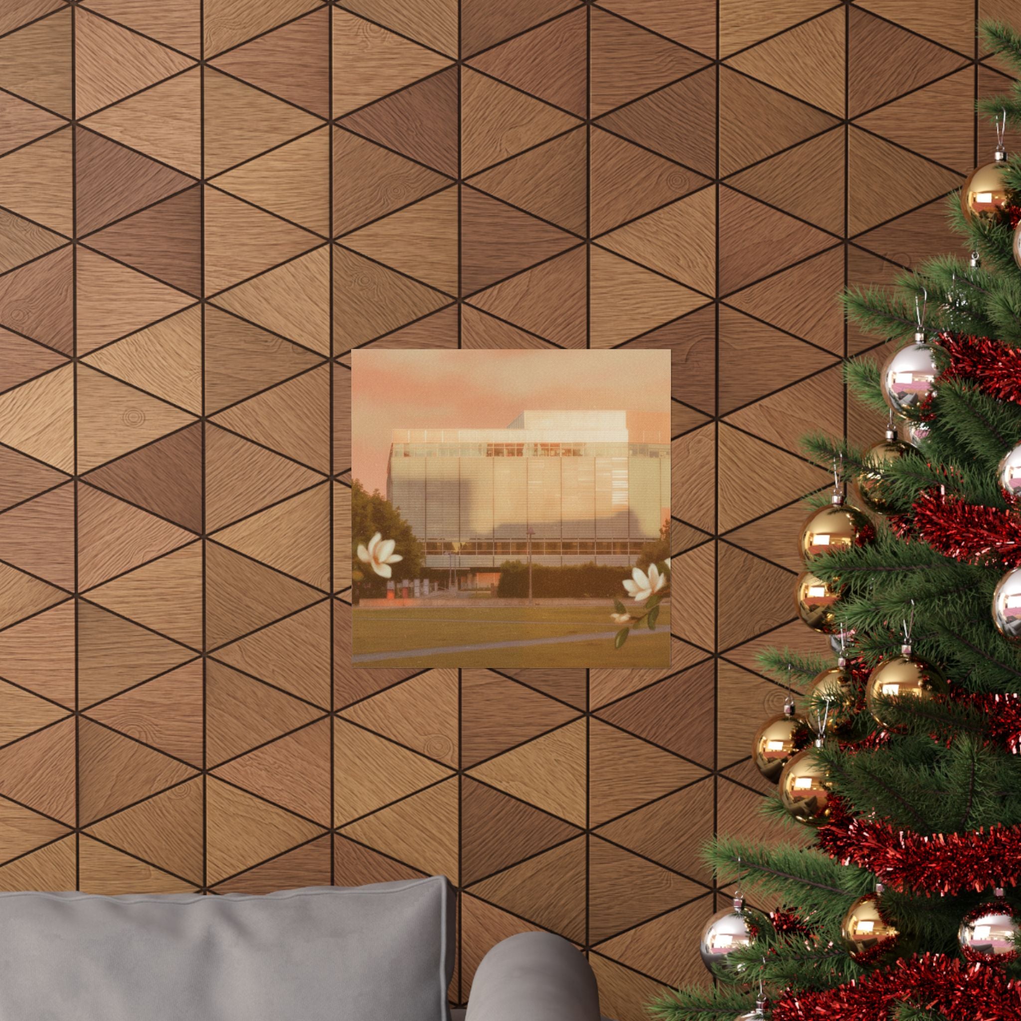 Southern Sunset — Building — Matte Poster