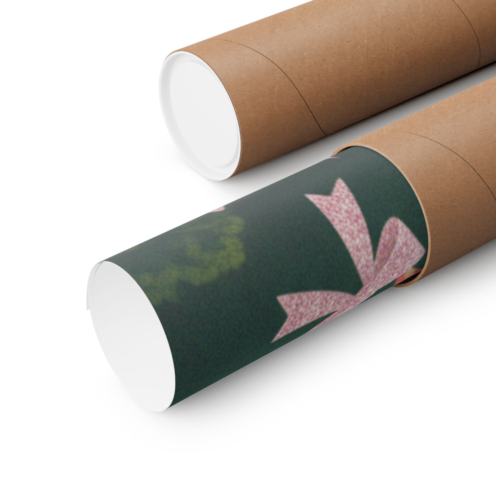 Scenic Nature — Camellia And Bullfinch — Matte Poster