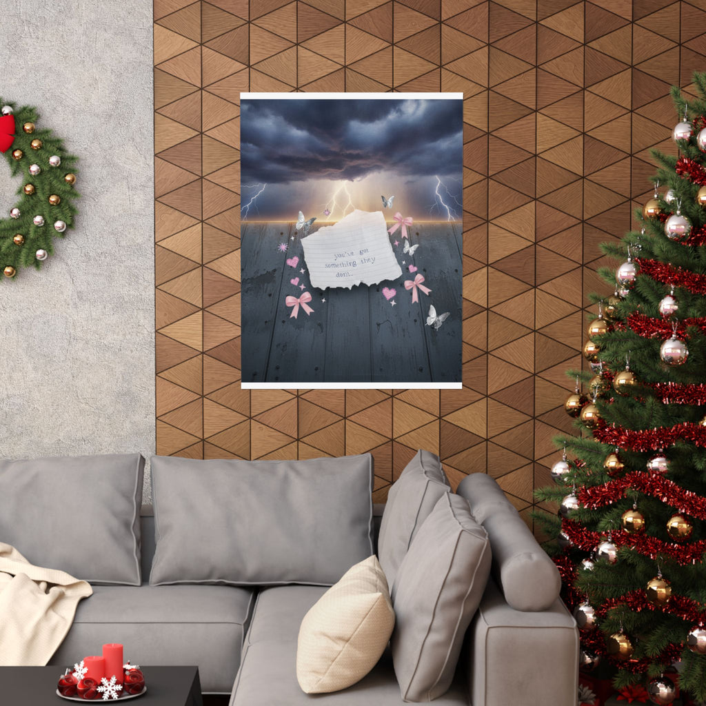 Dramatic Storm — Note — Matte Poster