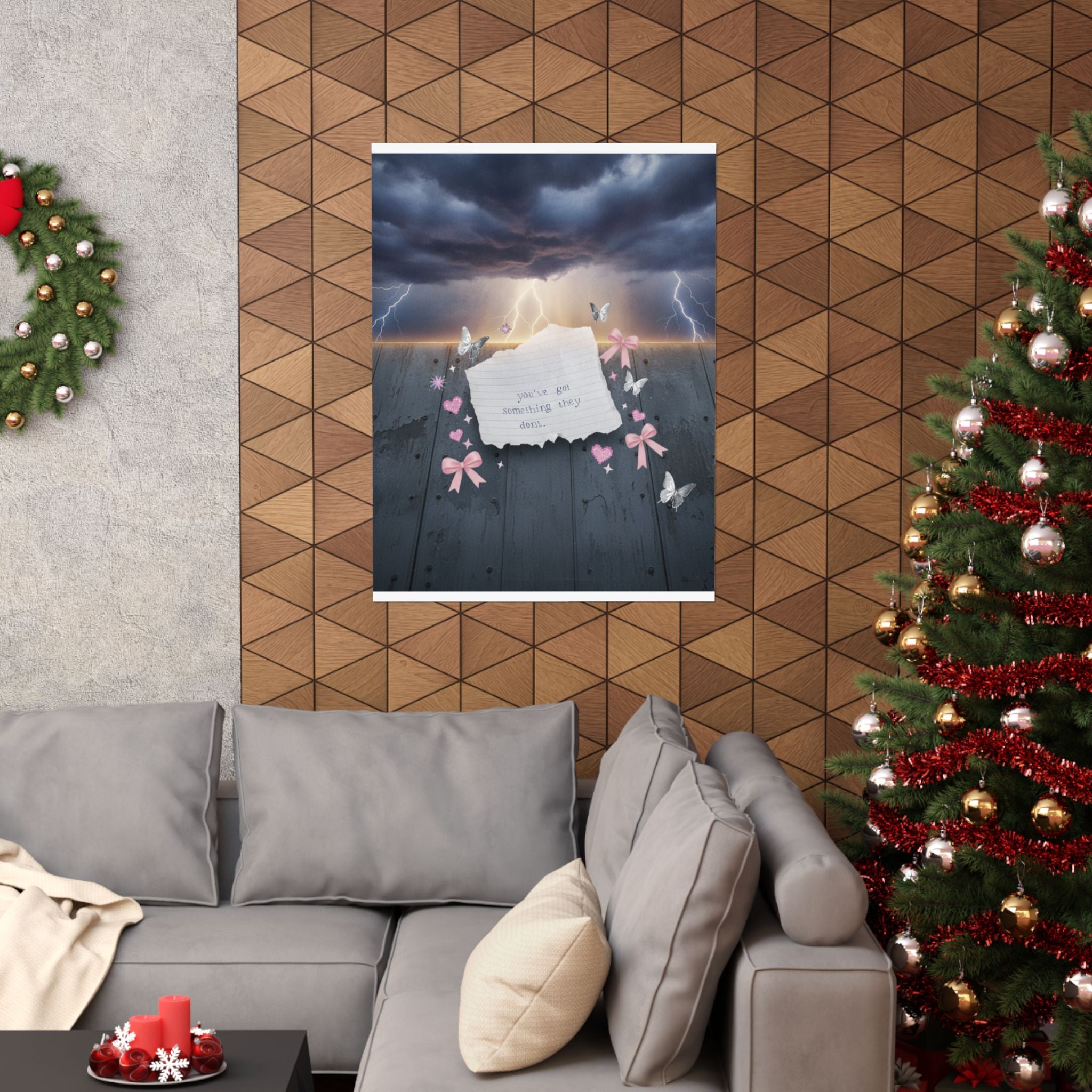 Dramatic Storm — Note — Matte Poster