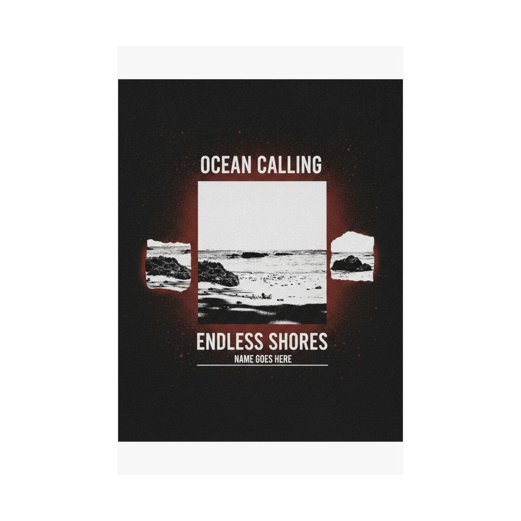 Streetwear Collage — Beach — Matte Poster