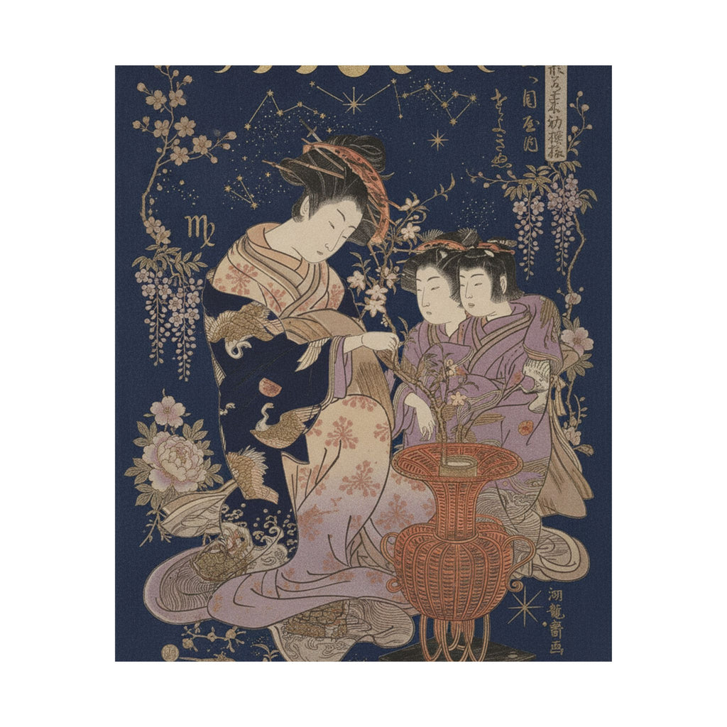 Celestial — The Courtesan Sayoginu Of The Yotsumeya Brothel, From The Series “A Pattern Book — Matte Poster