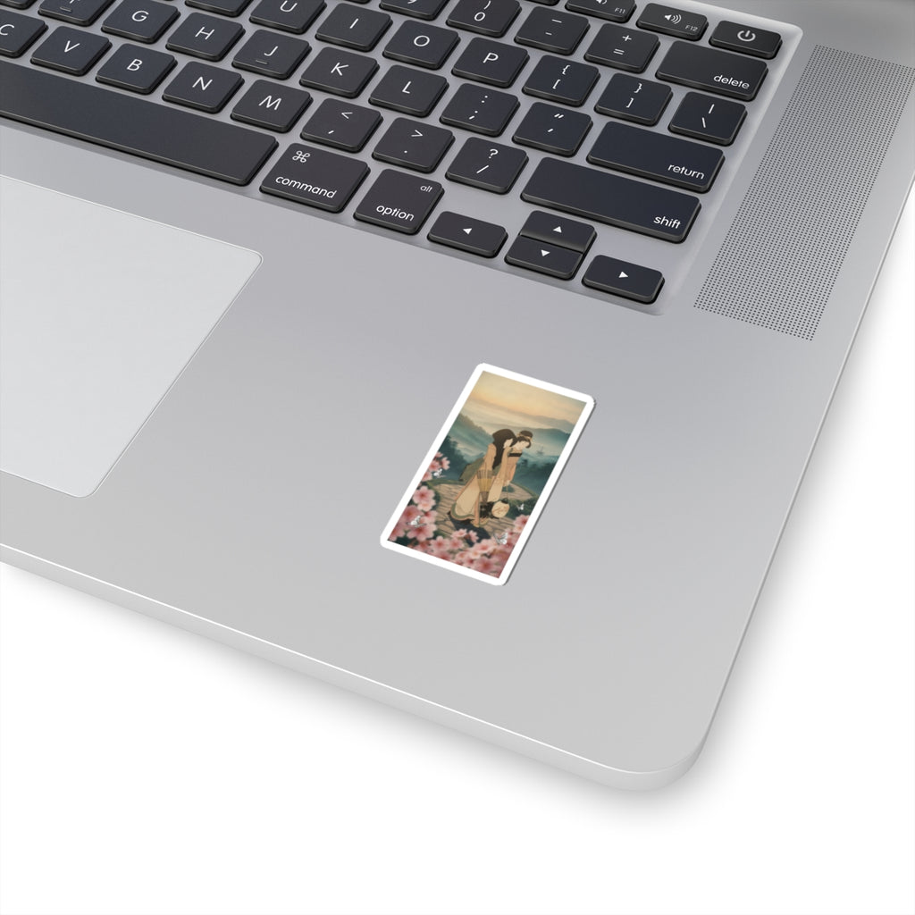 Scenic Nature — “Geisha” From The Series Three Amusements Of Contemporary Beauties (Tōsei Bijin  — Kiss-Cut Sticker