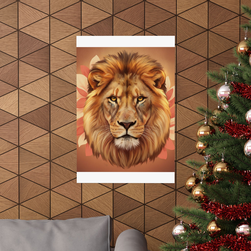Southern Sunset — Lion — Matte Poster