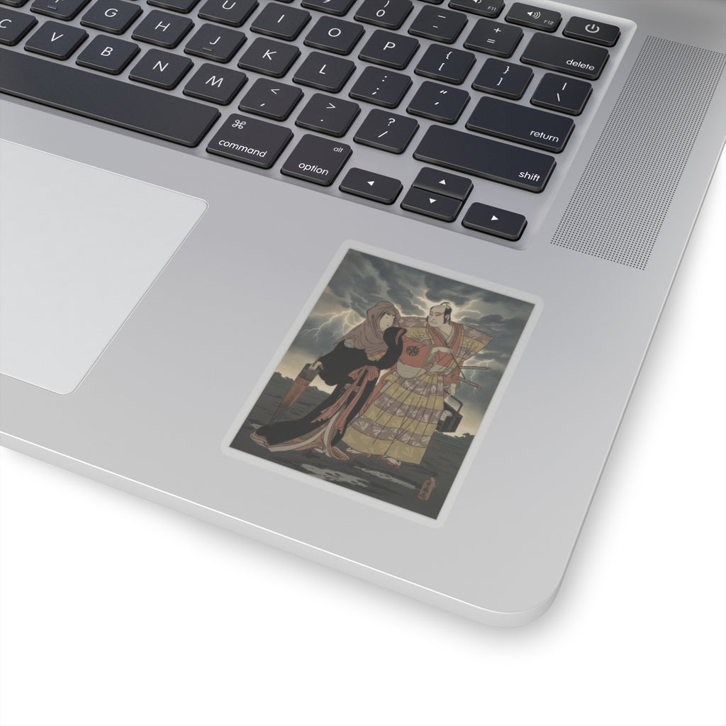 Dramatic Storm — Scene From A Drama — Kiss-Cut Sticker