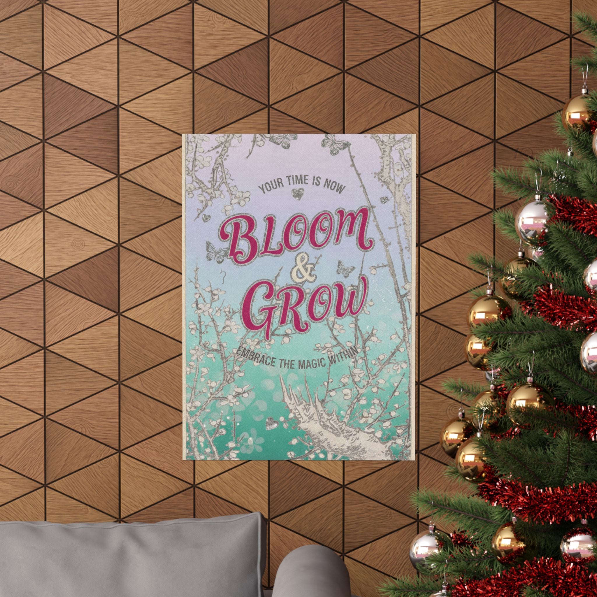 Affirmation — Plum Tree In Blossom — Matte Poster