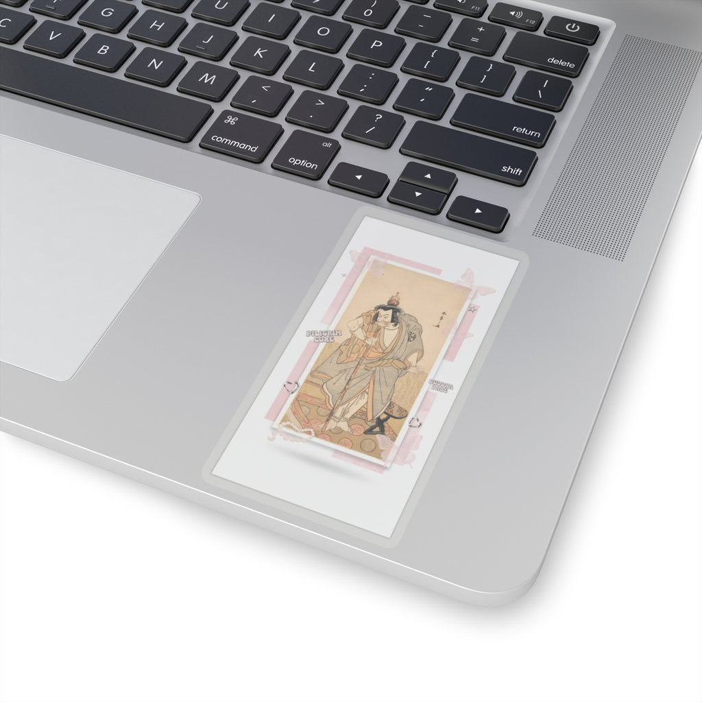 Ecommerce Main — The Actor Nakamura Nakazo As A Rokuju-Rokubu (Pilgrim To Buddhist Temple) — Kiss-Cut Sticker