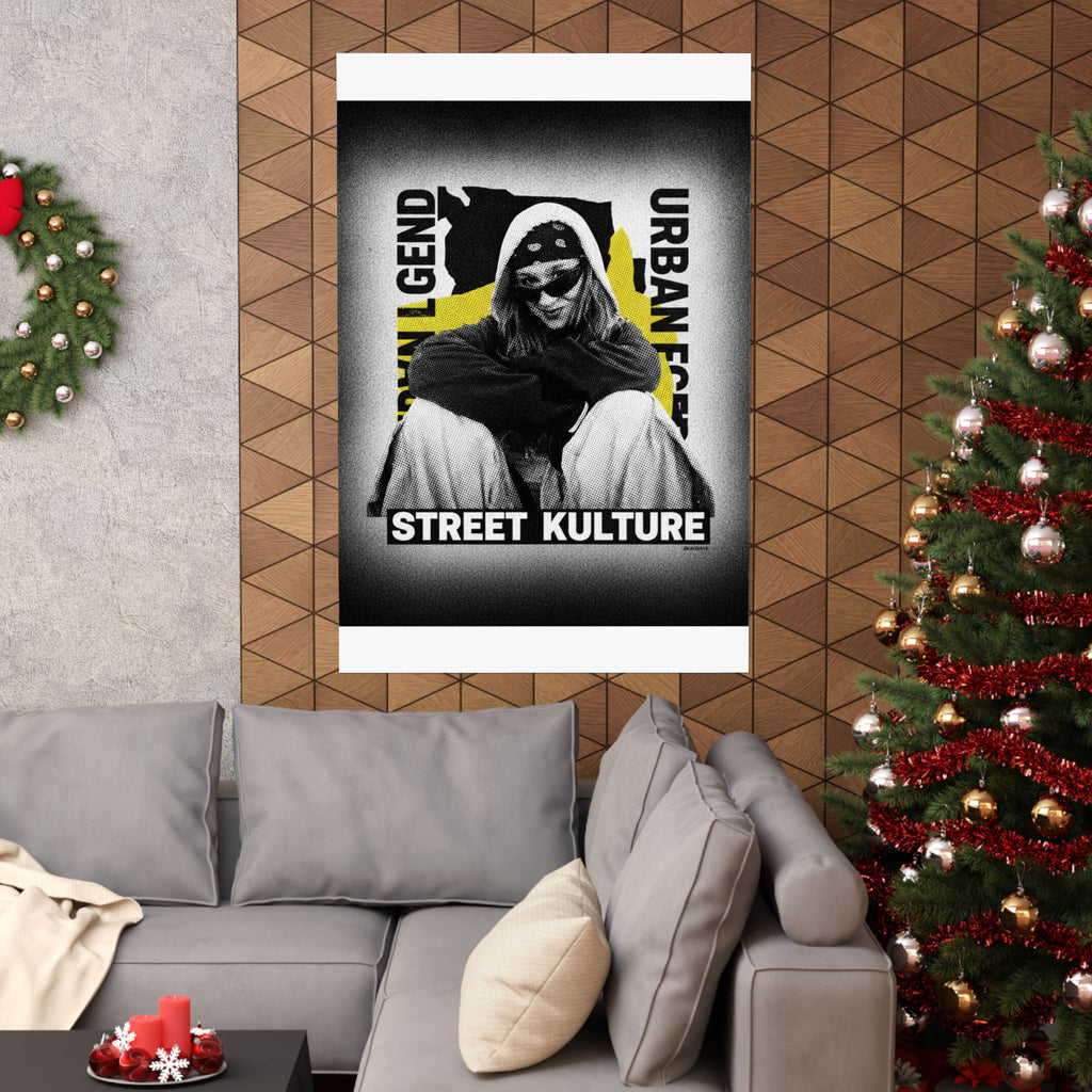 Streetwear Collage — Person — Matte Poster