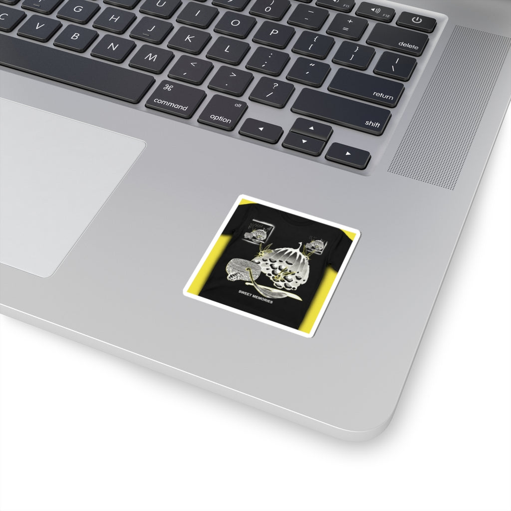 Streetwear Collage — Hives With Wasps, And A Box With A Spoon For Honey — Kiss-Cut Sticker