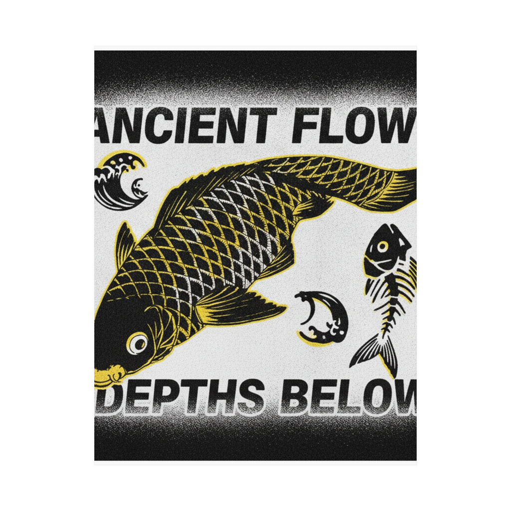 Streetwear Collage — Koi — Matte Poster