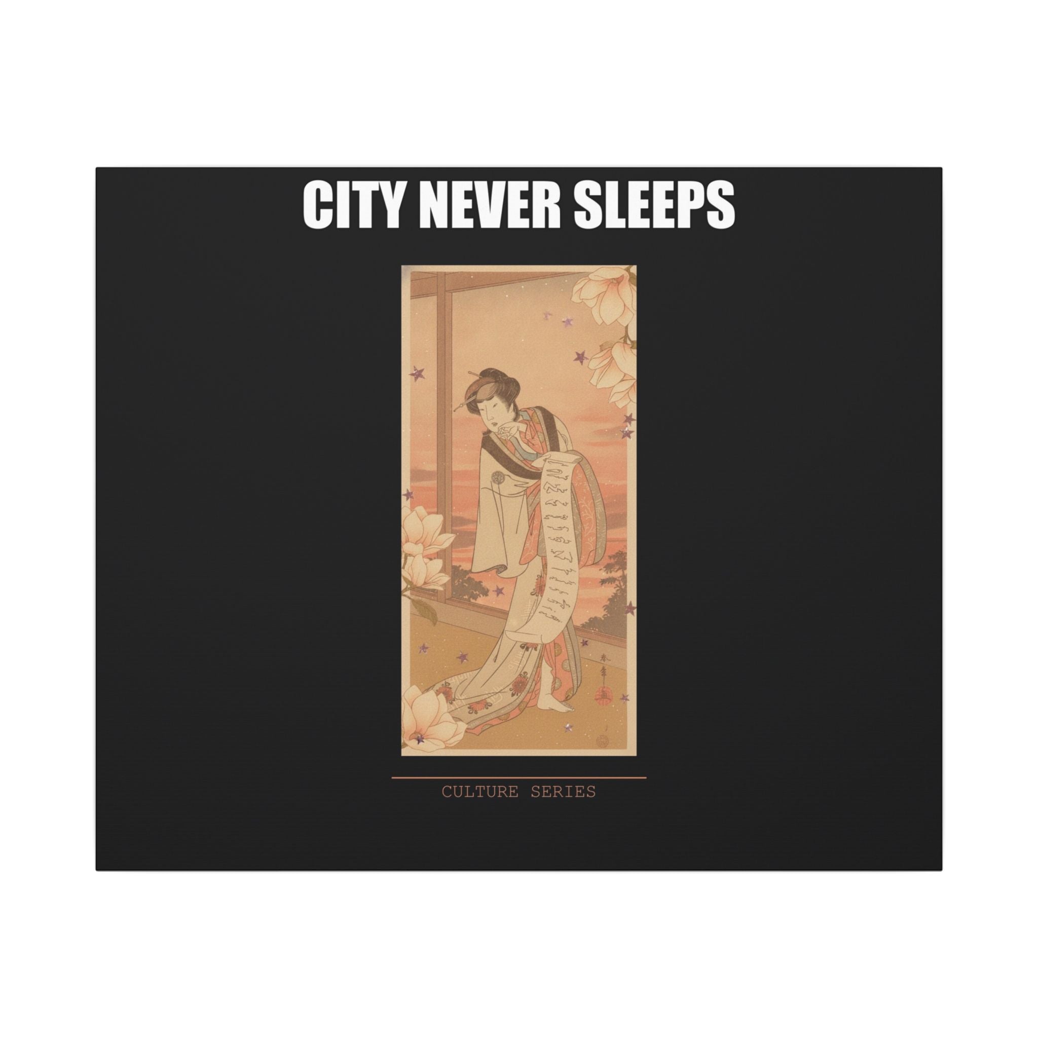STREET CERTIFIED | The Second Yamashito Kinsaku As A Courtesan Standing In A Room — Matte Canvas