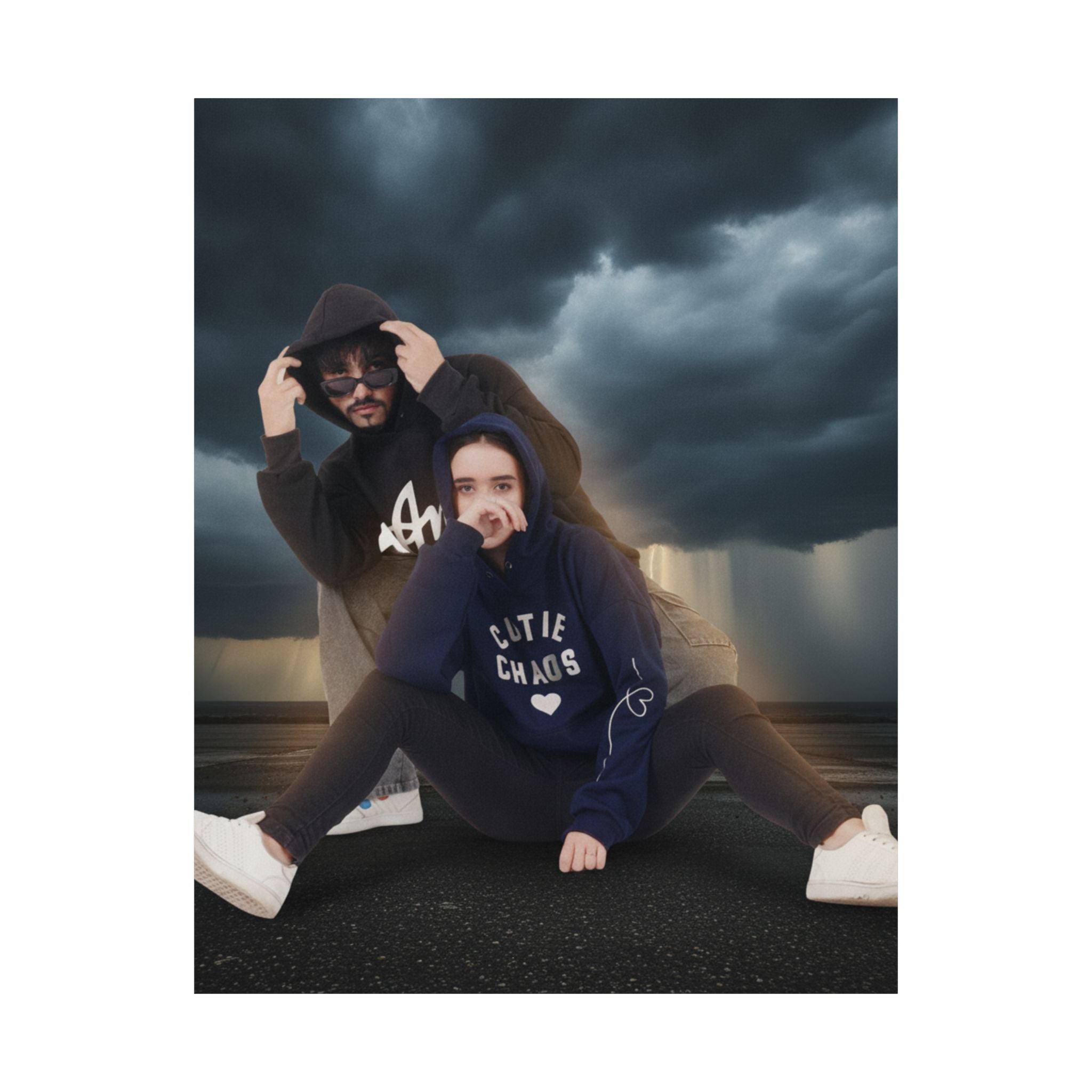 Dramatic Storm — People — Matte Poster