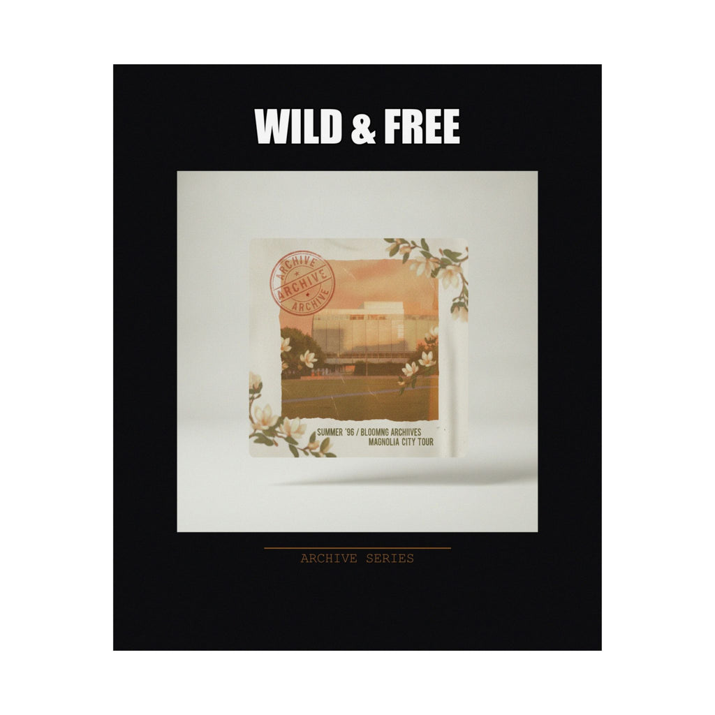 WILD & FREE Vintage Magnolia Archive Matte Poster