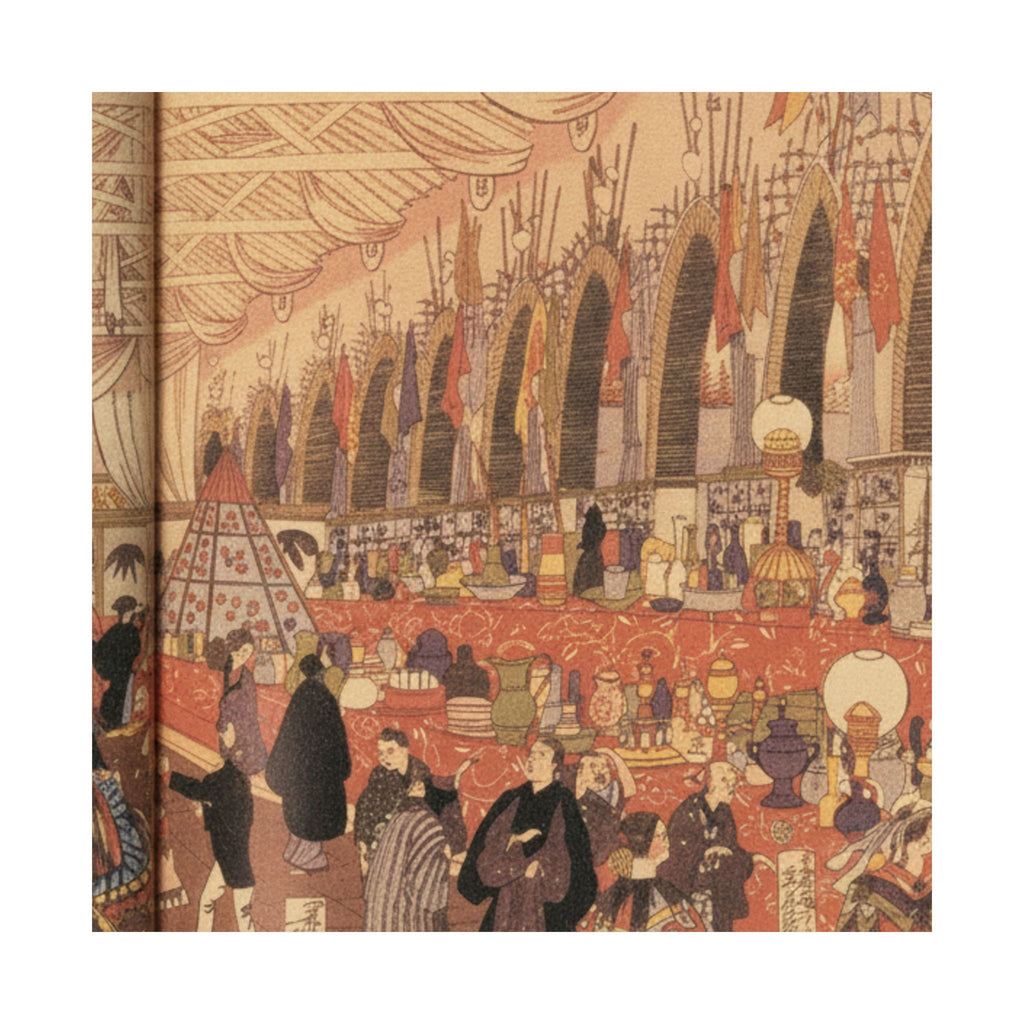 Southern Sunset — Picture Of A Prosperous English Trading Firm In Yokohama — Matte Poster