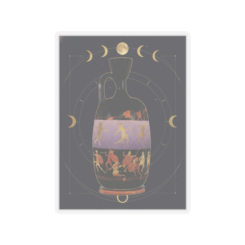 Celestial kiss-cut sticker by Zukkay