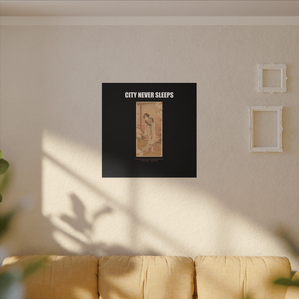 STREET CERTIFIED | The Second Yamashito Kinsaku As A Courtesan Standing In A Room — Matte Canvas