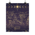 Celestial — Fagot–Gatherer Finds Boy With Sparrow — Matte Poster