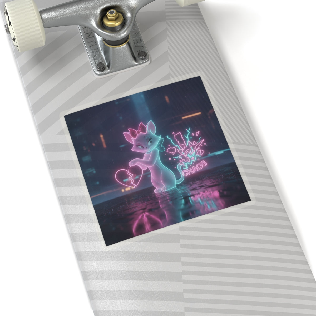 Neon Noir — Cat — Kiss-Cut Sticker