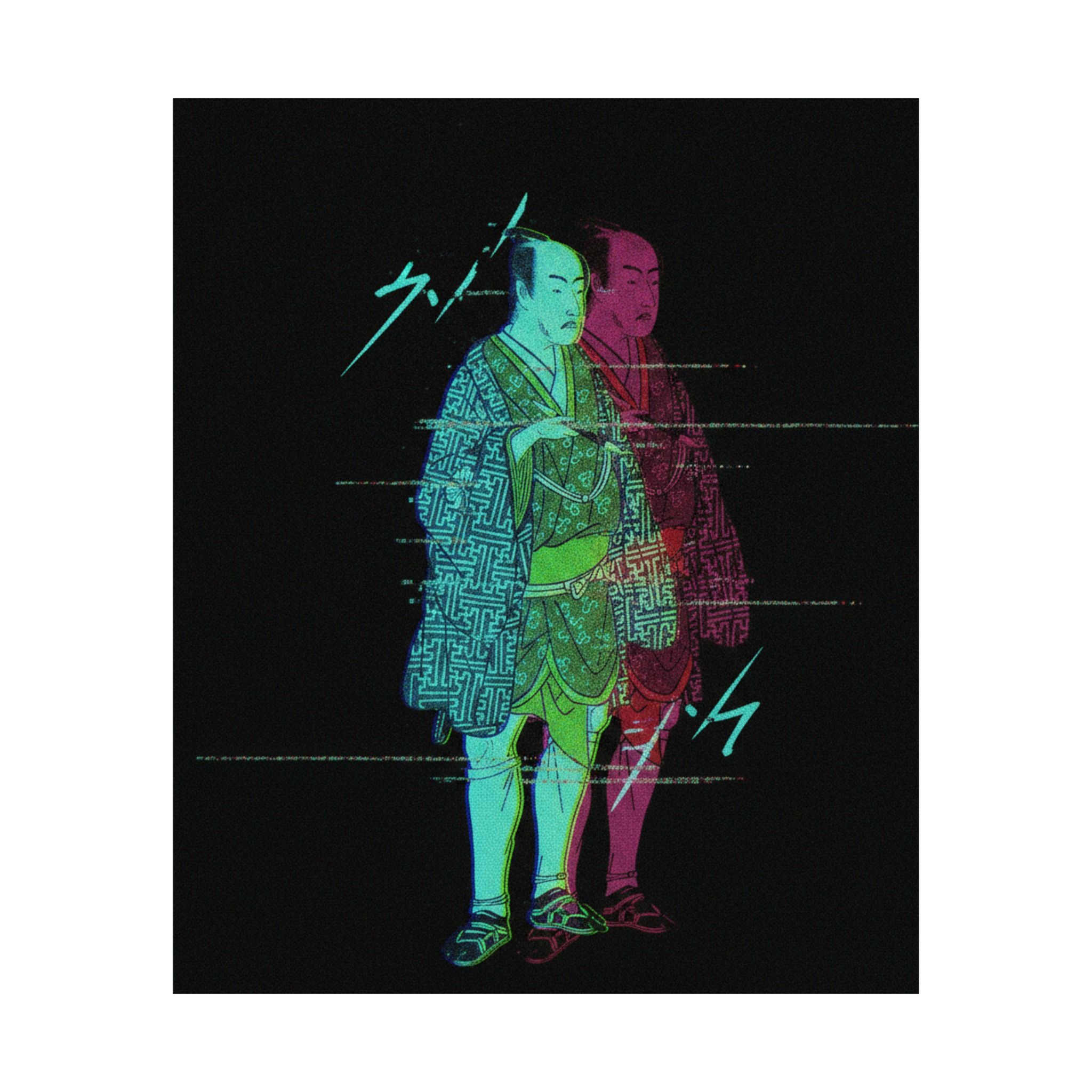 Glitch Culture — The Fourth Matsumoto Koshiro As A Man Dressed In A Short Kimono — Matte Poster