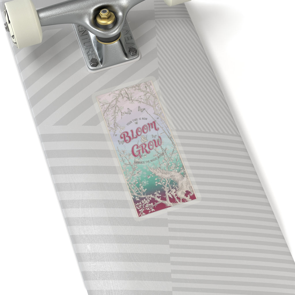 Affirmation — Plum Tree In Blossom — Kiss-Cut Sticker