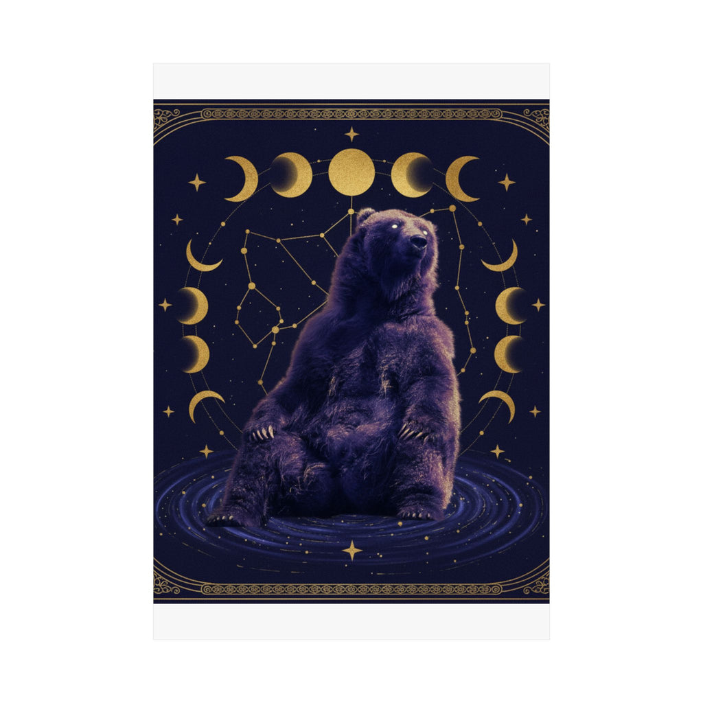 Celestial — Bear — Matte Poster