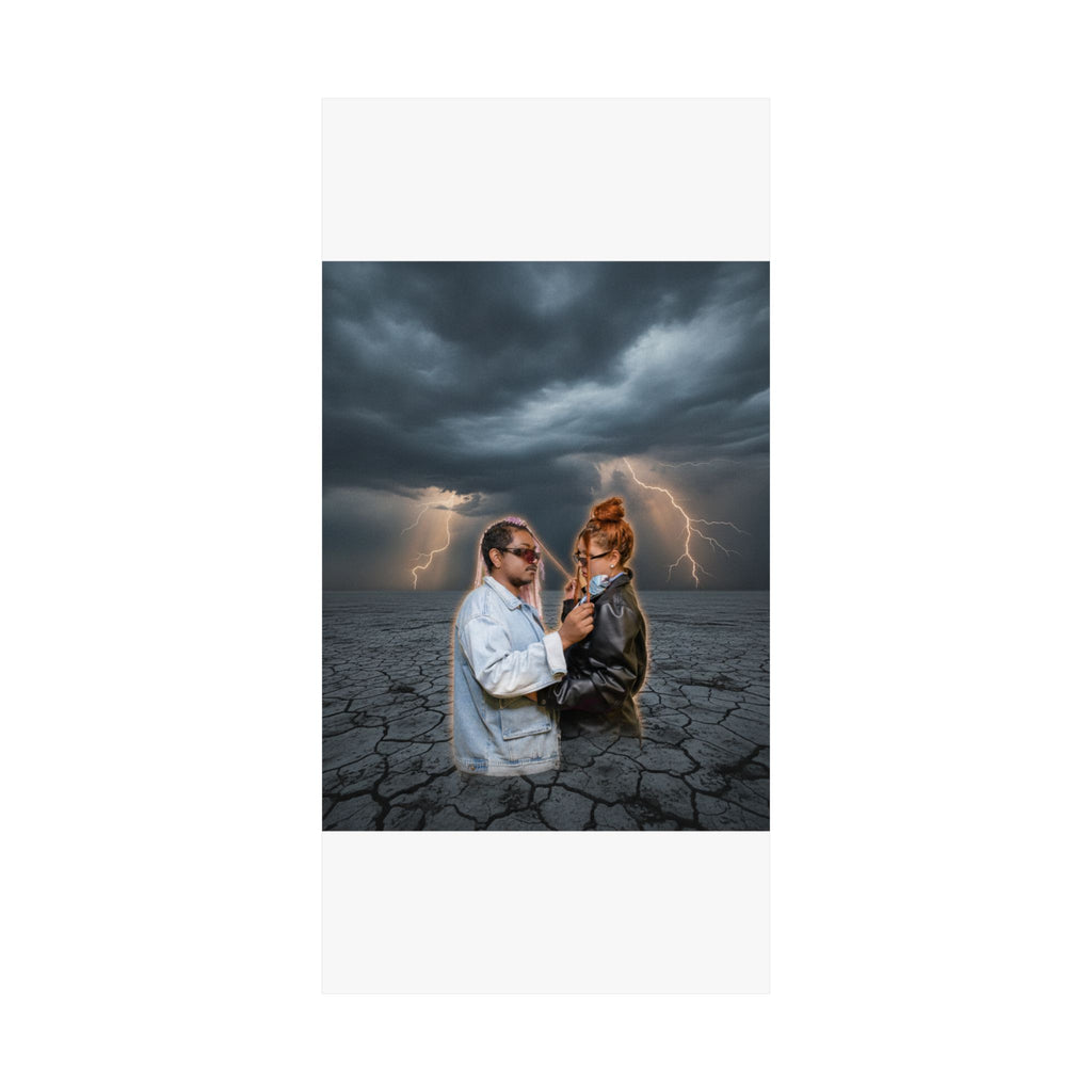 Dramatic Storm — Person — Matte Poster