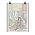 Watercolor — Toriyama Akinari Terutada With Ghost; (The Lavender Chapter) — Matte Poster