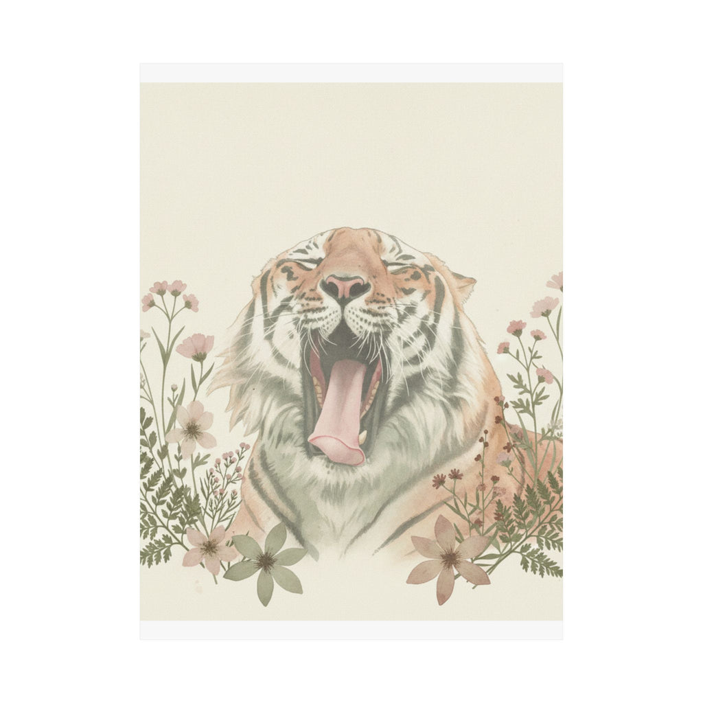 Botanical — Tiger — Matte Poster