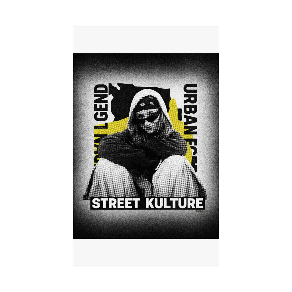 Streetwear Collage — Person — Matte Poster
