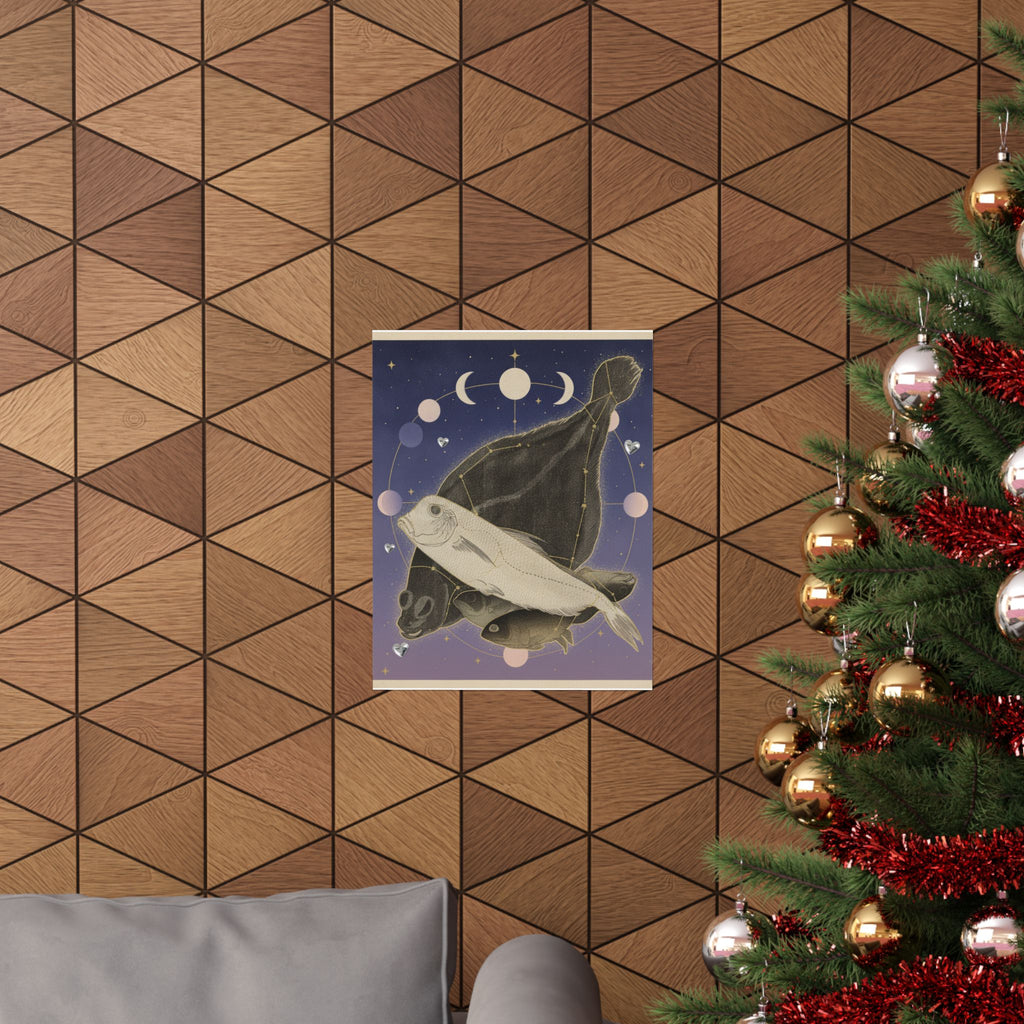 Celestial — Flounder And Other Fishes — Matte Poster