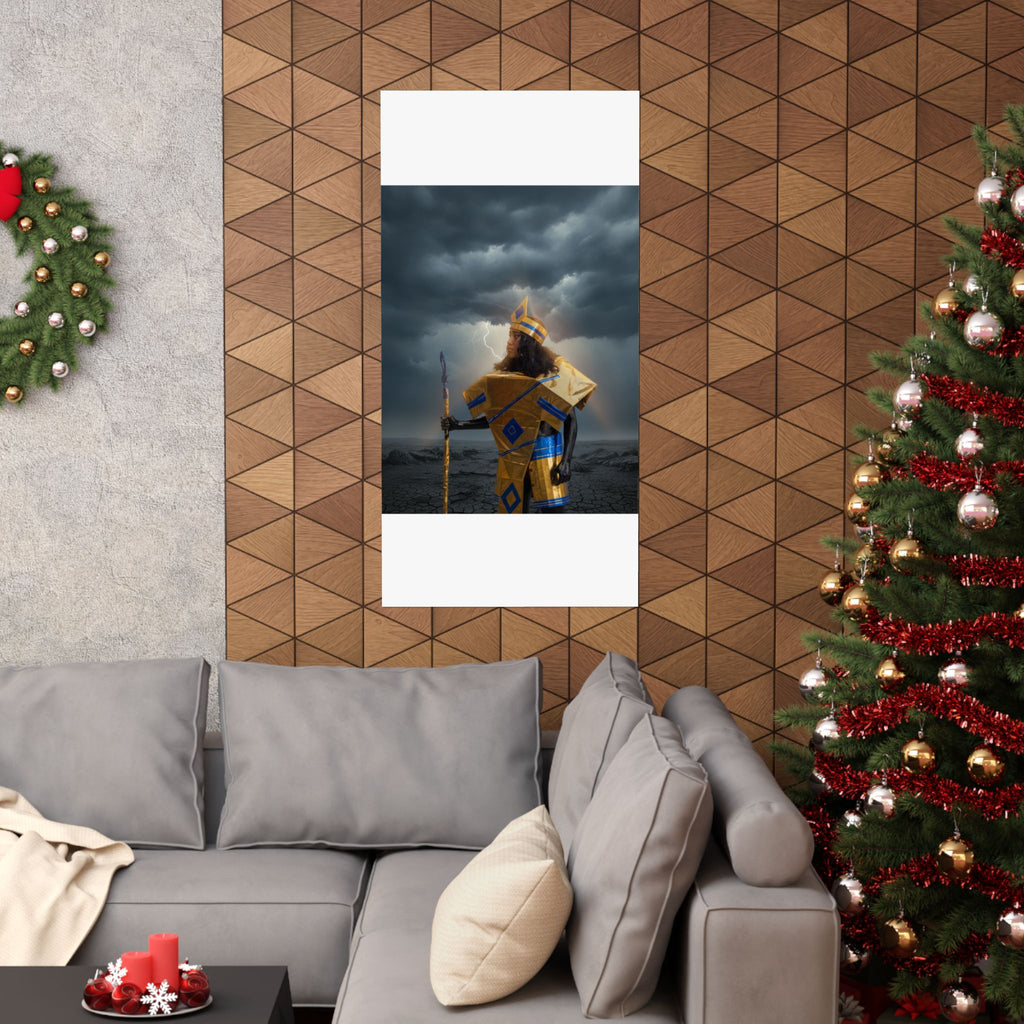 Dramatic Storm — Person — Matte Poster