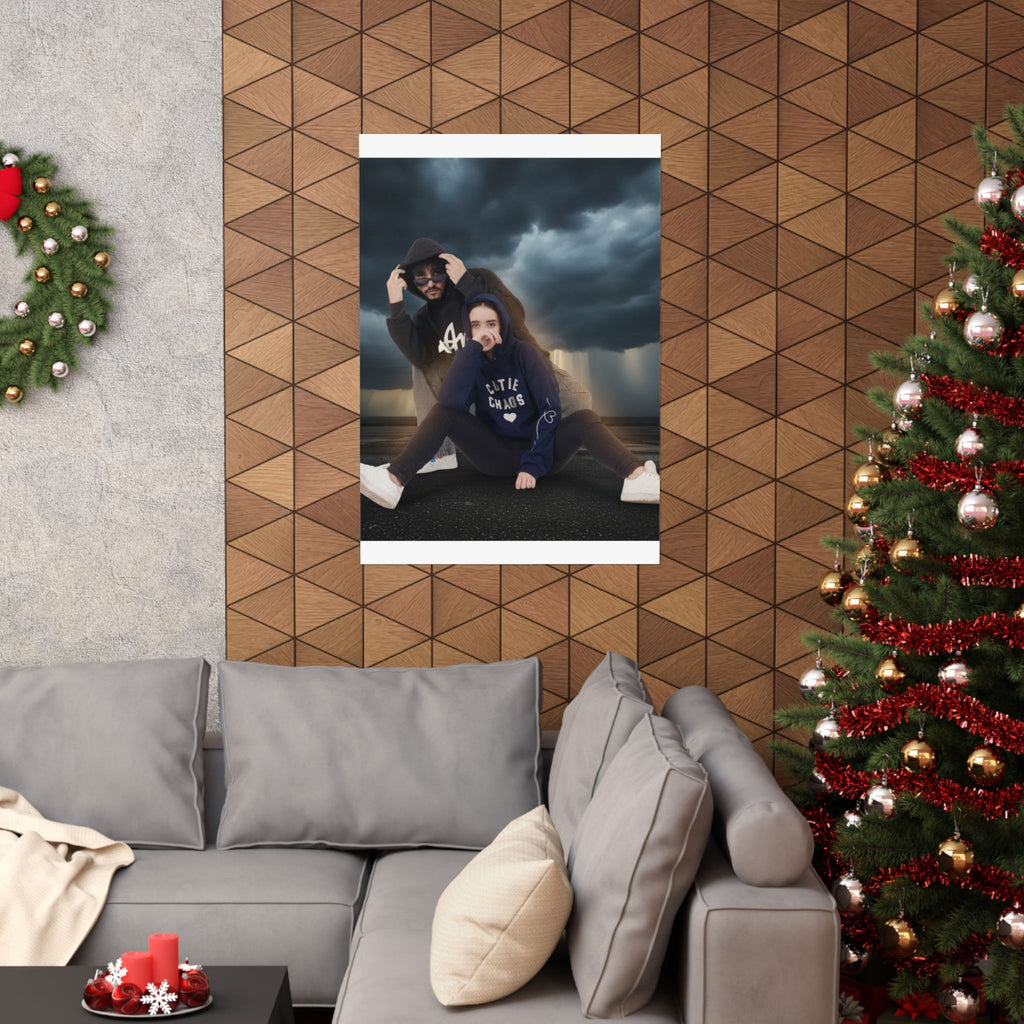 Dramatic Storm — People — Matte Poster
