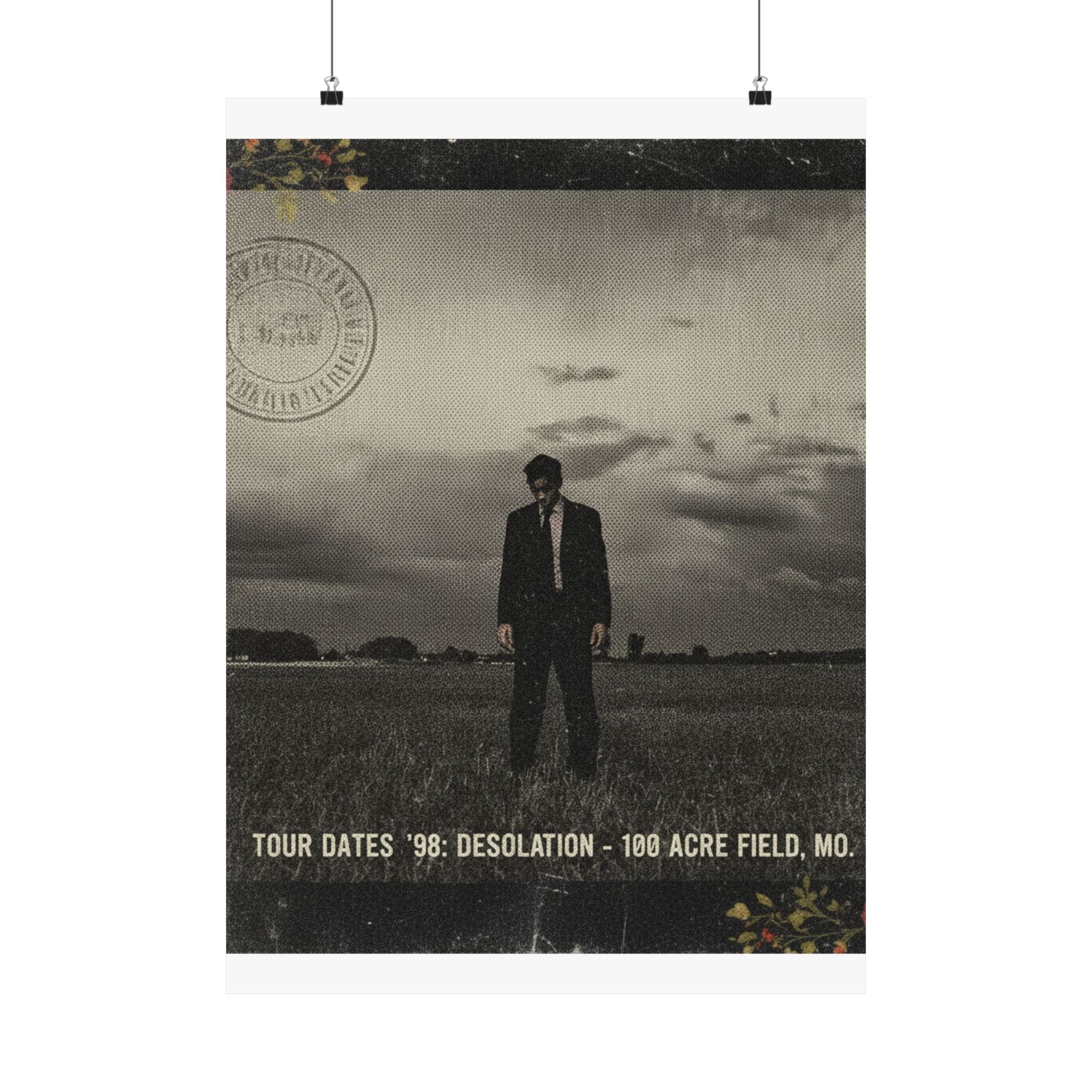 Desolation '98 Tour Vintage Bootleg Field Poster