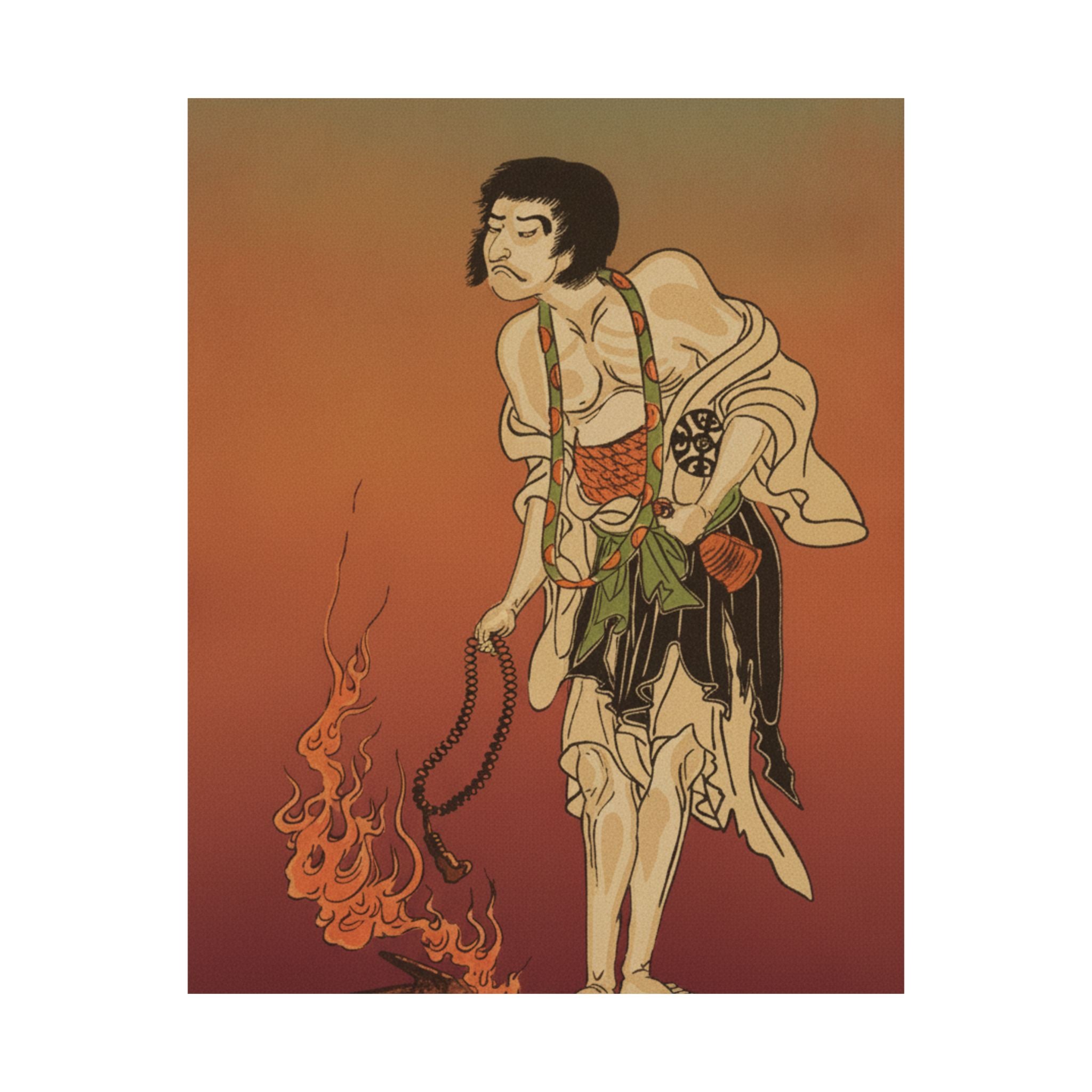 Affirmation — The First Nakamura Nakazo In The Role Of Raigo Ajari, A Buddhist Monk — Matte Poster