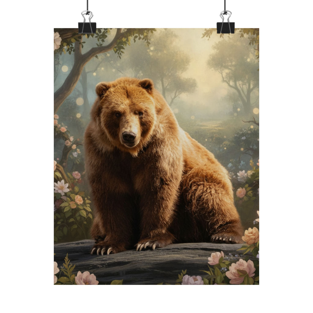 Scenic Nature — Bear — Matte Poster