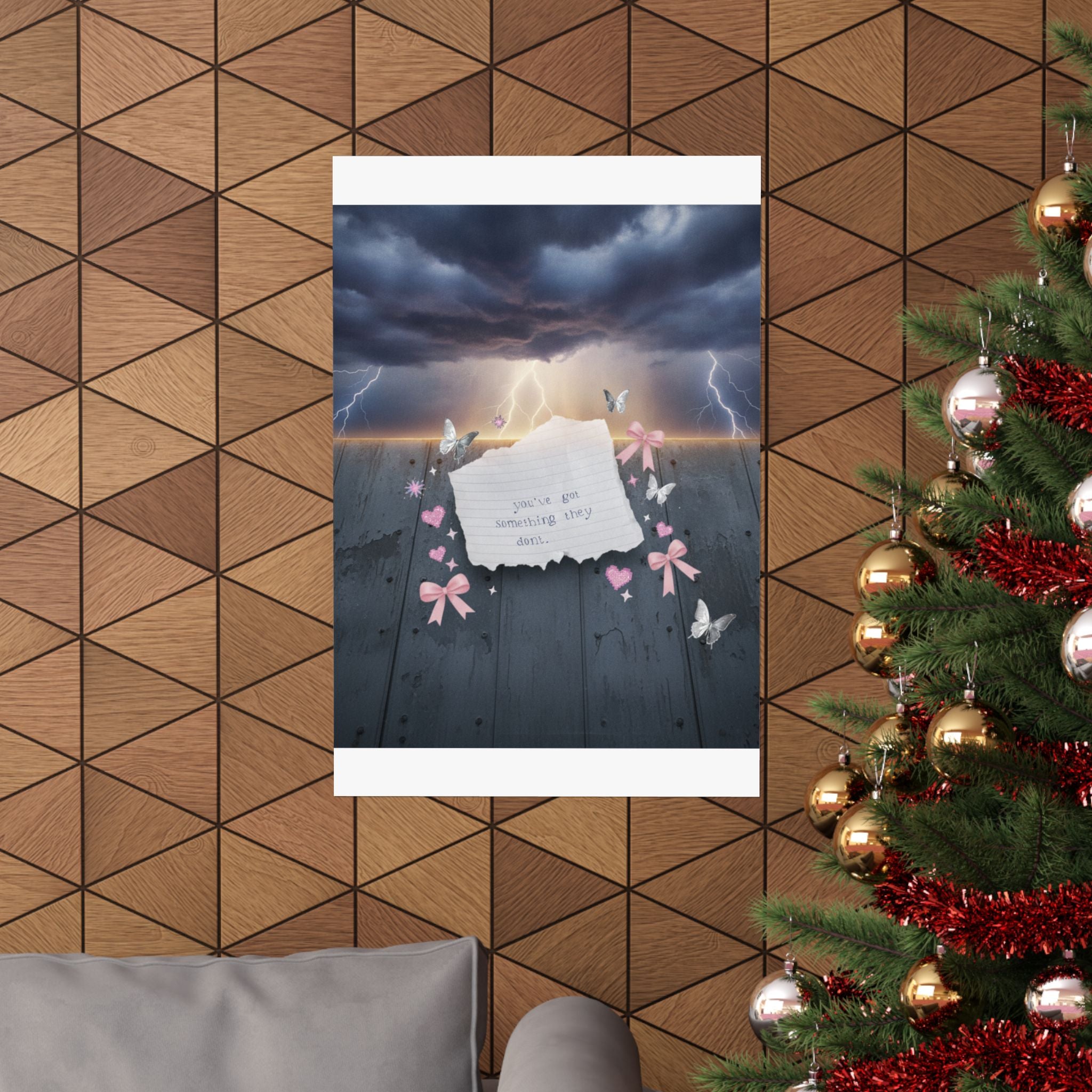 Dramatic Storm — Note — Matte Poster