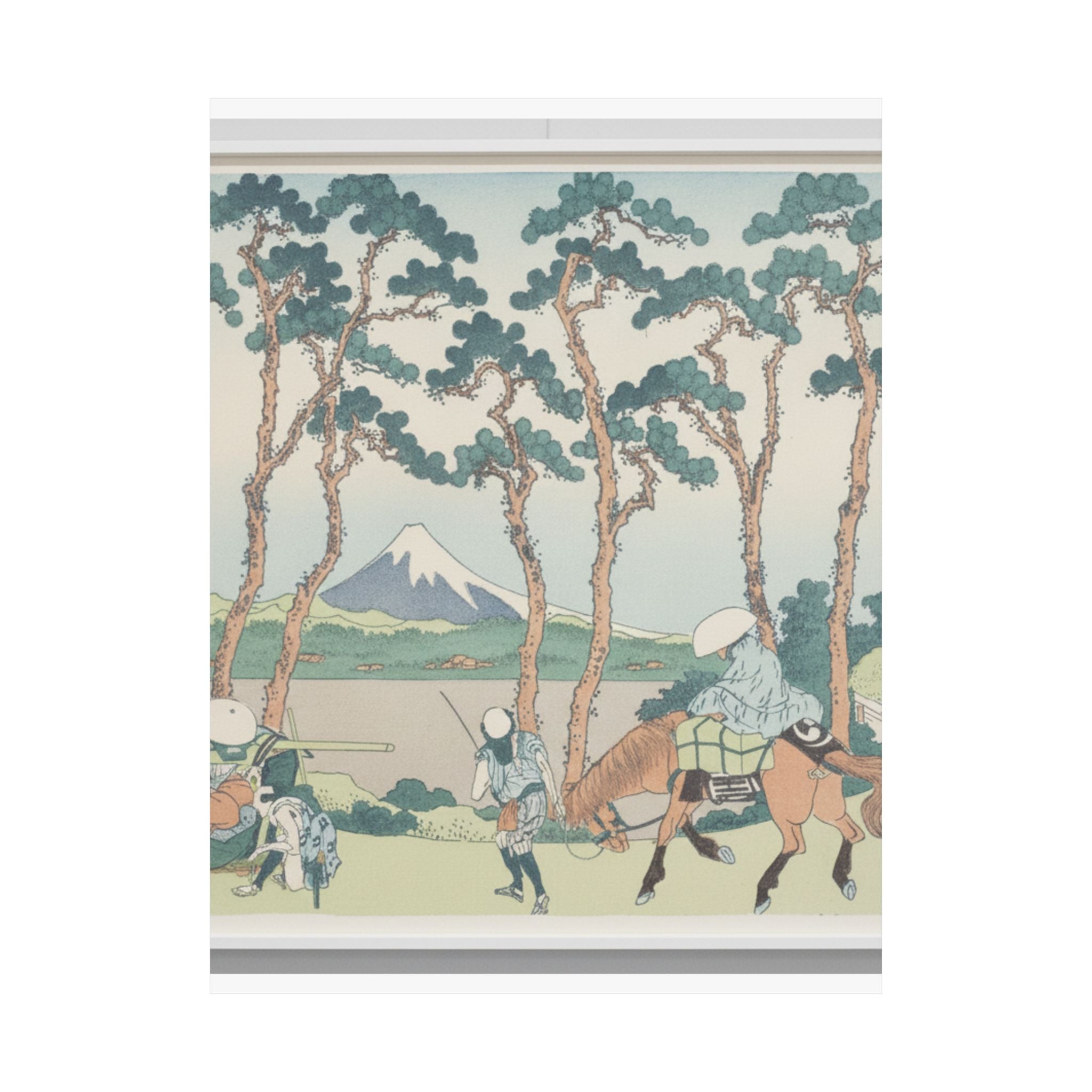Watercolor — Hodogaya On The Tōkaidō (Tōkaidō Hodogaya), From The Series Thirty-Six Views Of  — Matte Poster