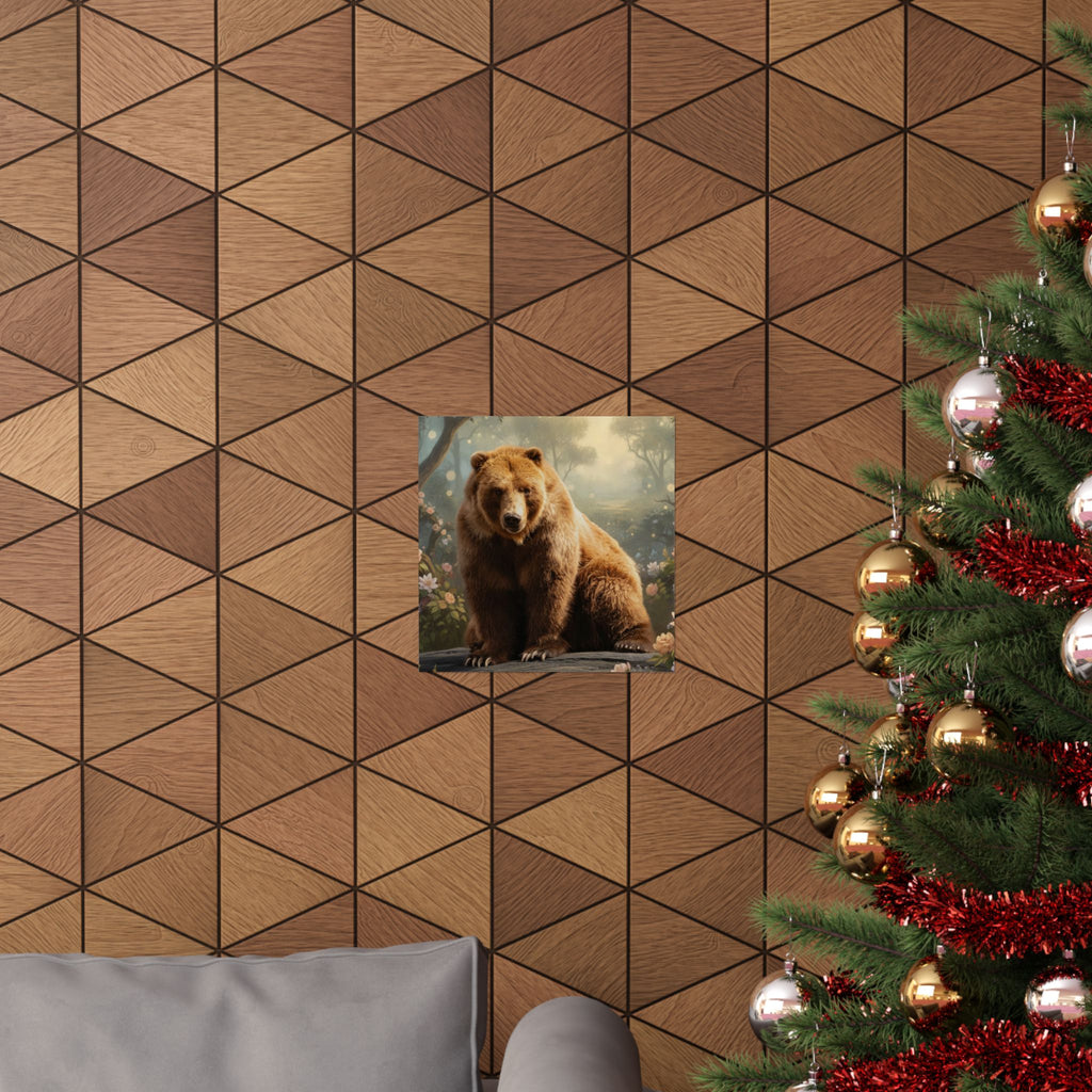Scenic Nature — Bear — Matte Poster