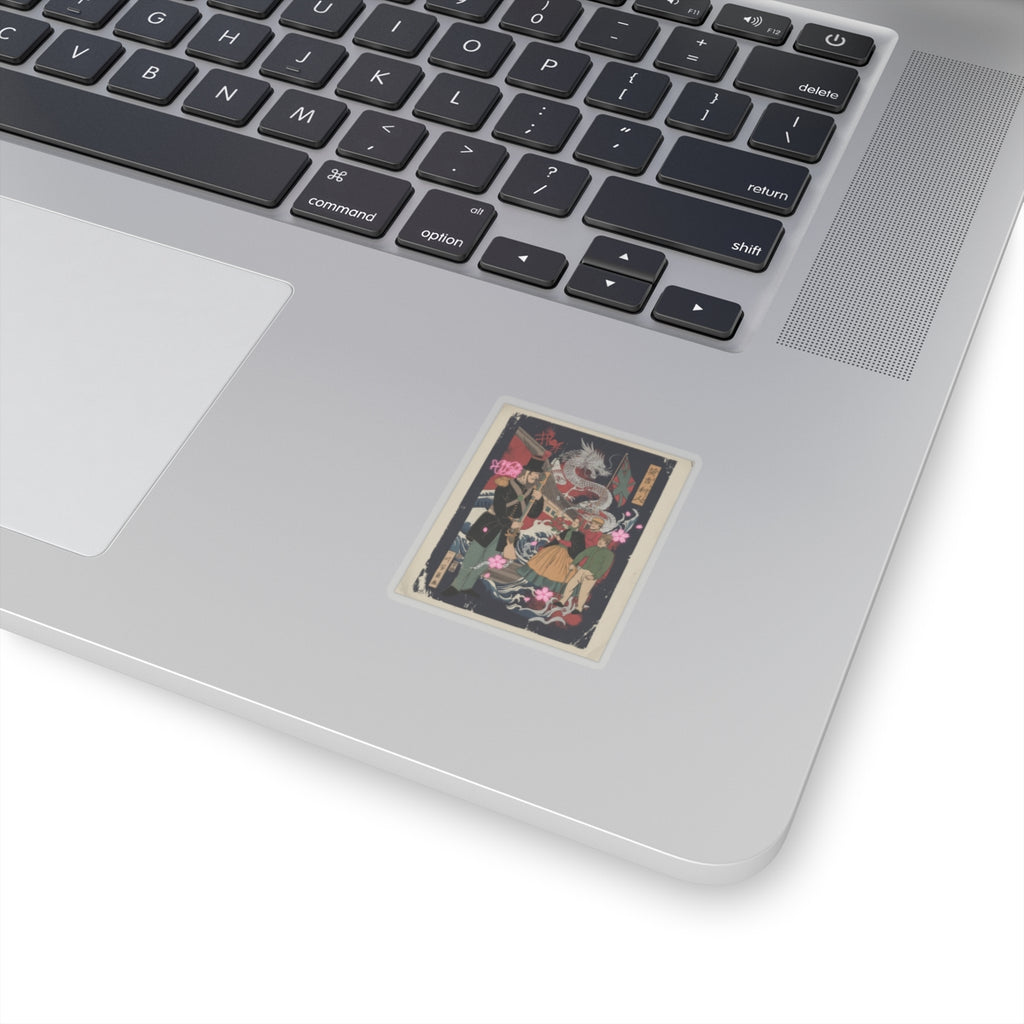 Japanese Street kiss-cut sticker — product view 9