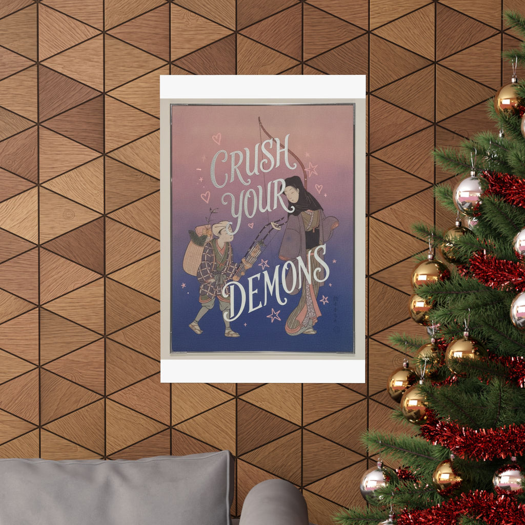 Affirmation — Demon-Crushing Bow — Matte Poster
