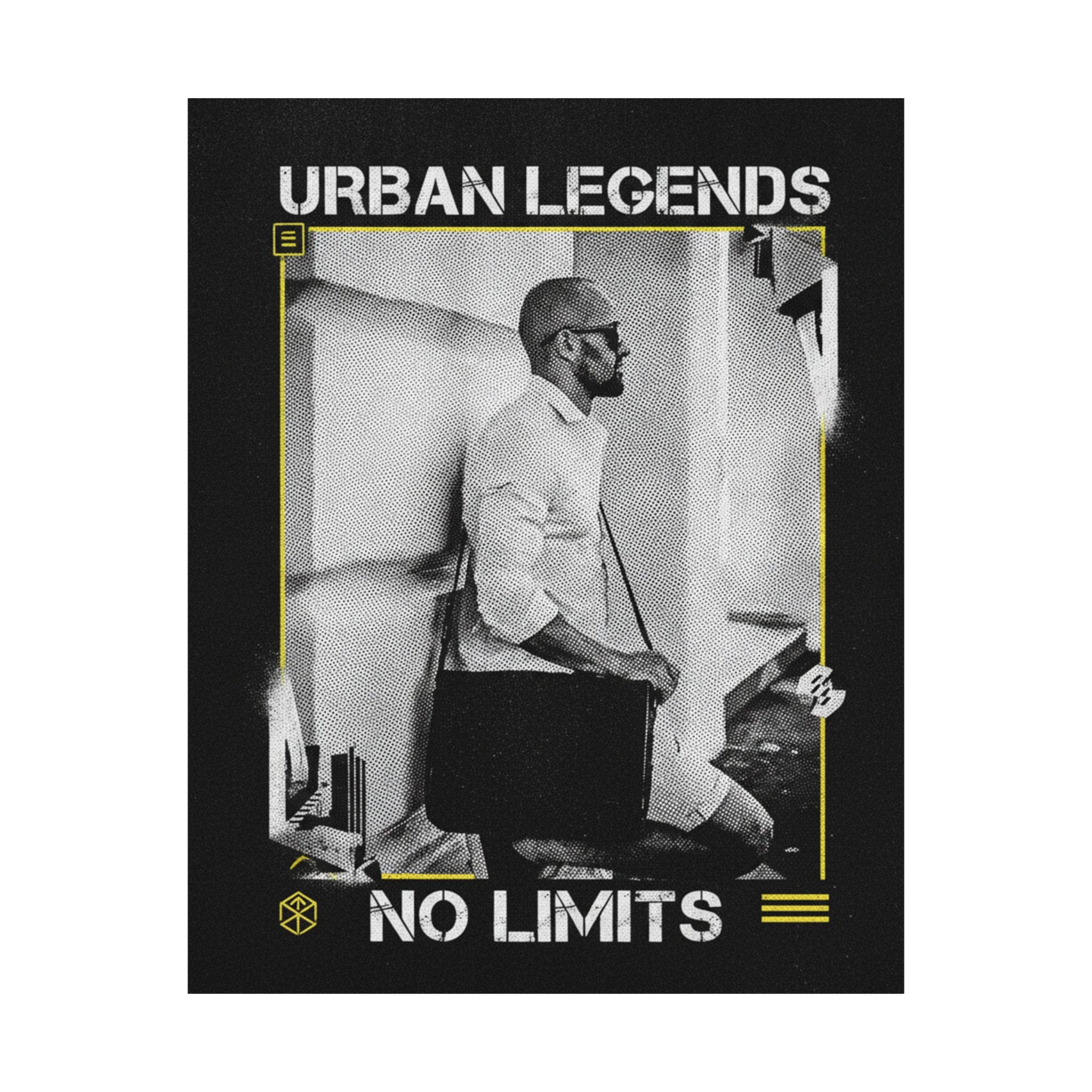 Streetwear Collage — Person — Matte Poster